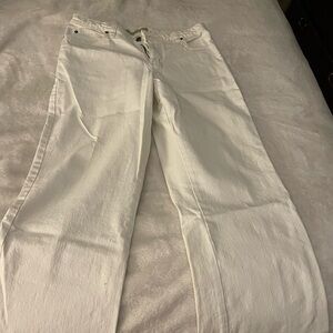Ladies white jeans